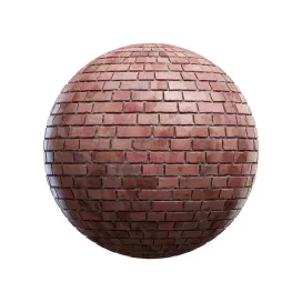 Purple brick wall